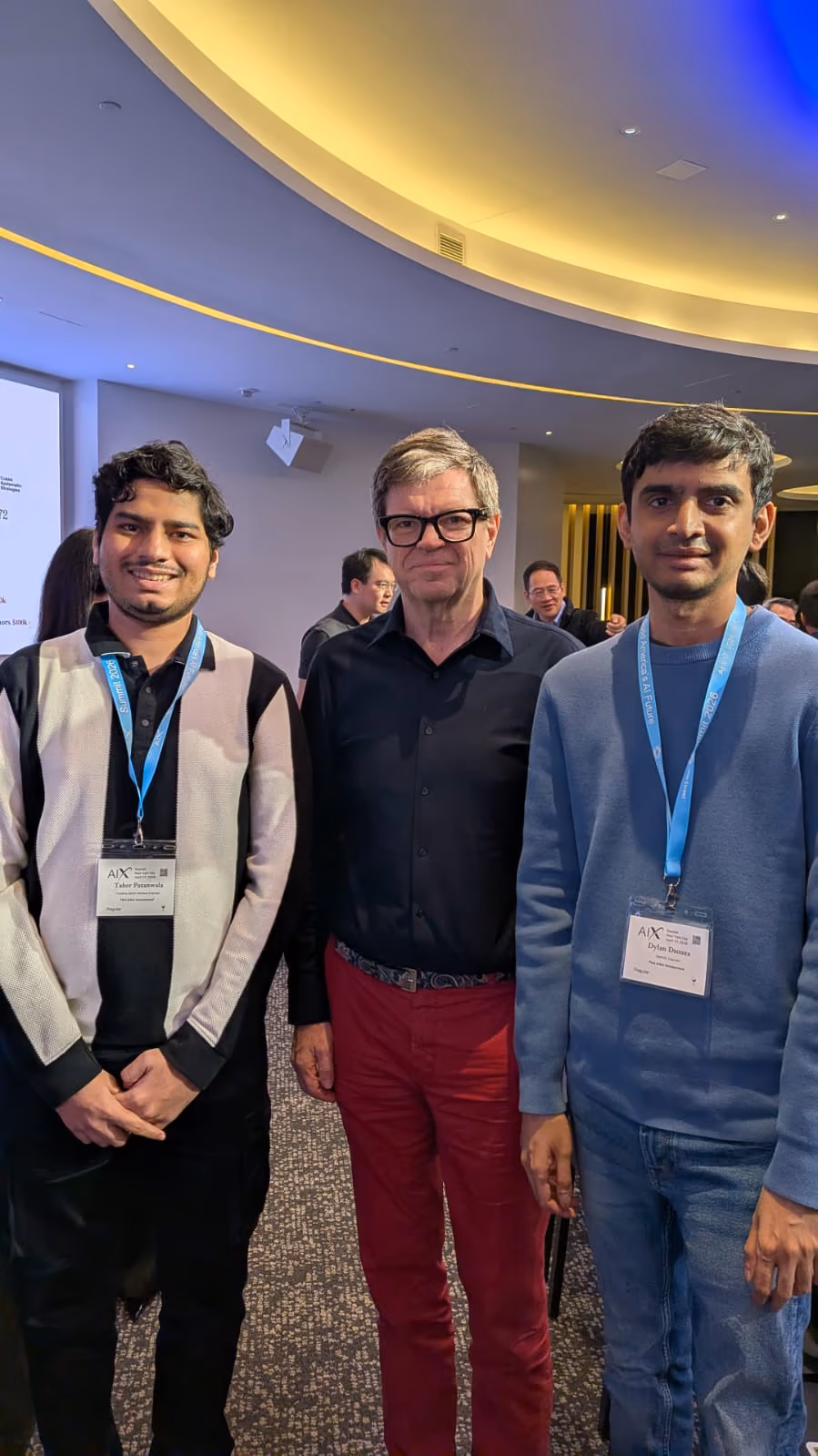 Arbor team members with Yann LeCun at the AI[X] Summit